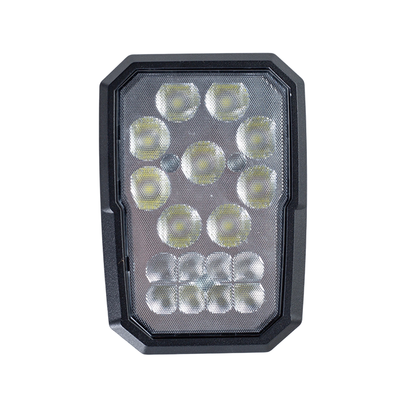 002 مصباح أمامي عالي التحمل 9+8 LED متعدد الوظائف للمركبات الصناعية