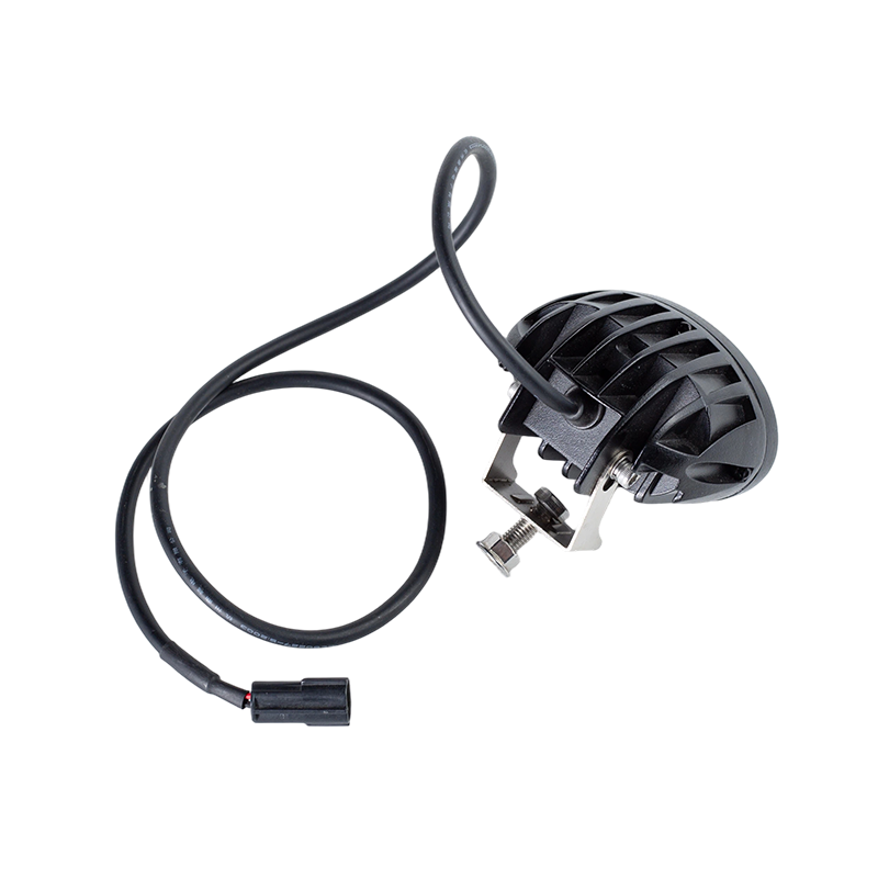 IP67 6W DC9-80V شعاع واسع بيضاوي أحمر / أزرق ضوء تحذير سلامة الرافعة الشوكية