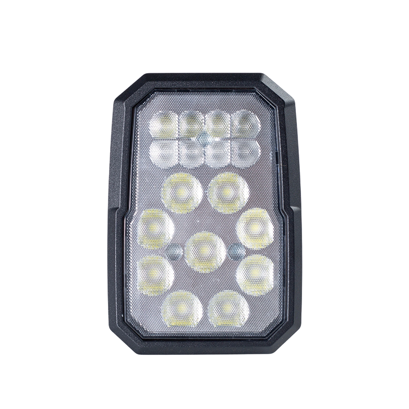 002 مصباح أمامي عالي التحمل 9+8 LED متعدد الوظائف للمركبات الصناعية