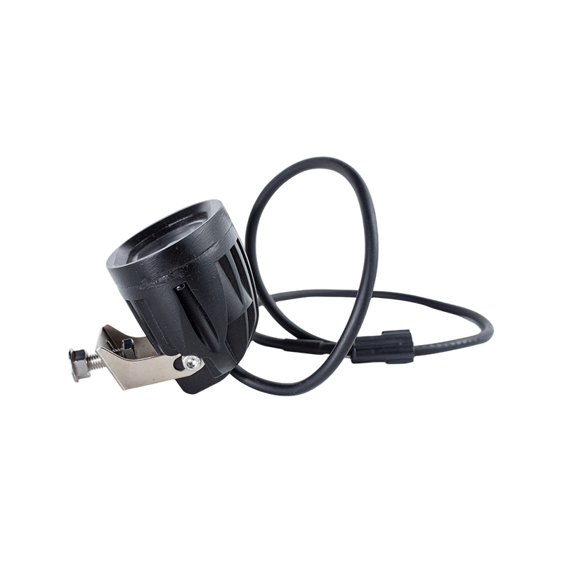 IP67 6W DC9-80V شعاع واسع بيضاوي أحمر / أزرق ضوء تحذير سلامة الرافعة الشوكية