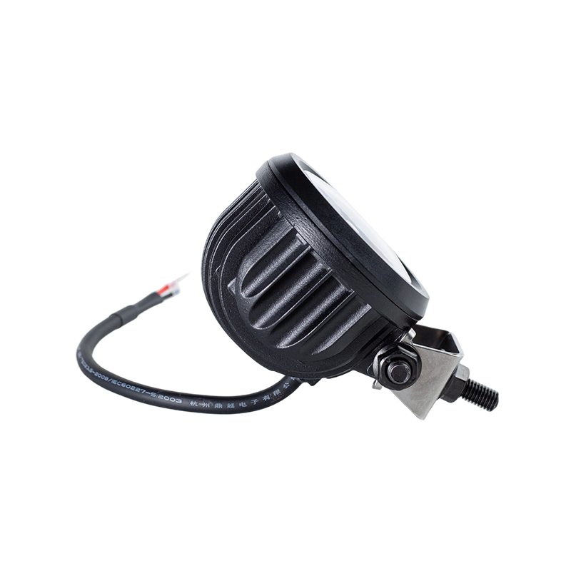 IP67 5W DC9-80V ضوء تحذير سلامة الرافعة الشوكية الدائرية الزرقاء المائلة