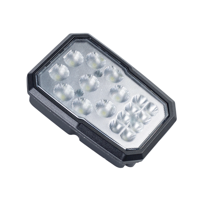 002 مصباح أمامي عالي التحمل 9+8 LED متعدد الوظائف للمركبات الصناعية