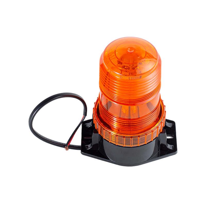 IP65 8W DC9-80V 360 درجة العنبر ستروب منارة تحذير ضوء للرافعات الشوكية