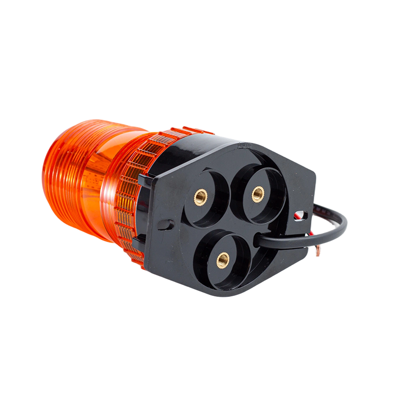 IP65 8W DC9-80V 360 درجة العنبر ستروب منارة تحذير ضوء للرافعات الشوكية