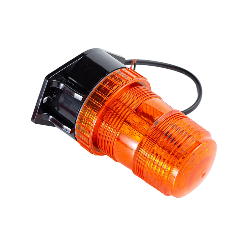 IP65 8W DC9-80V 360 درجة العنبر ستروب منارة تحذير ضوء للرافعات الشوكية