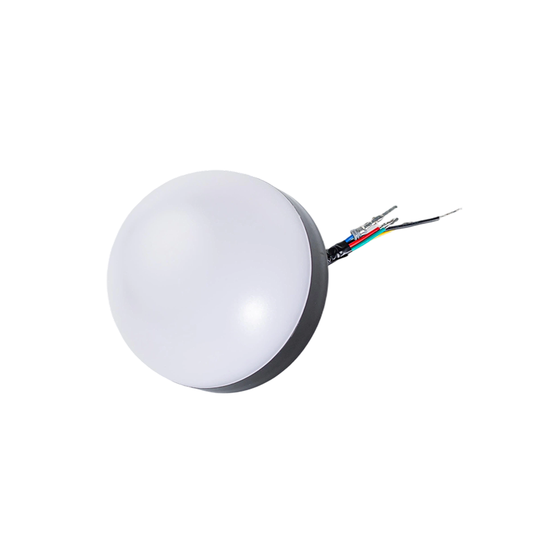 FLDJ-YXBJD-001 ضوء منارة تحذير LED كروي ثلاثي الألوان