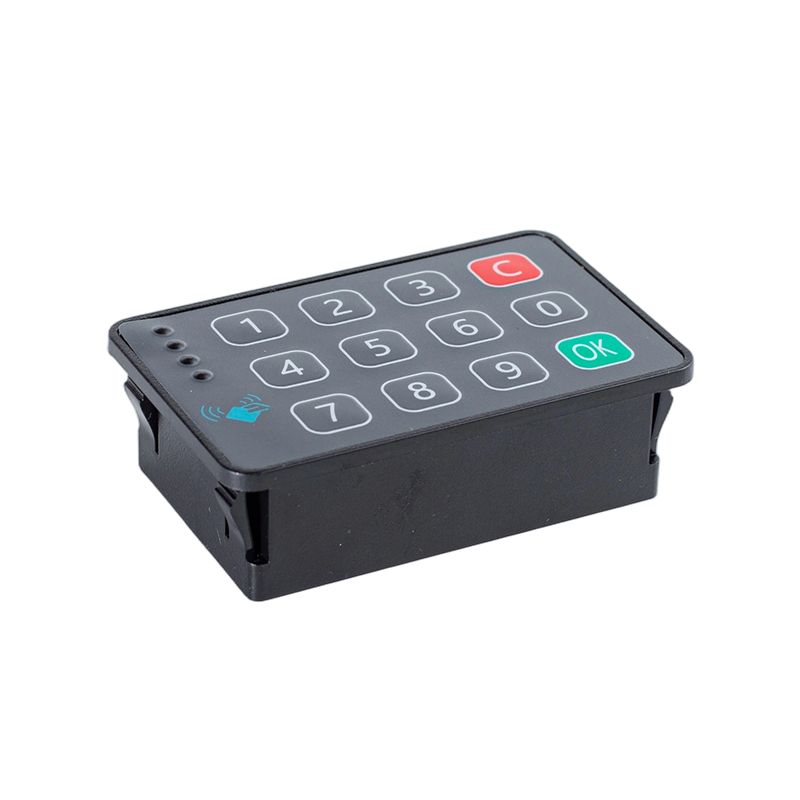 قارئ بطاقة IC أفقي مع لوحة مفاتيح / CAN2.0 125K باود / التحكم في الوصول لإدارة أسطول المركبات الصناعية
