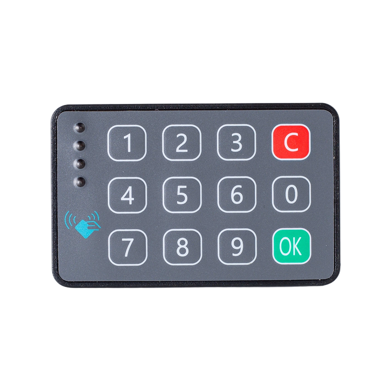 قارئ بطاقة IC أفقي مع لوحة مفاتيح / CAN2.0 125K باود / التحكم في الوصول لإدارة أسطول المركبات الصناعية
